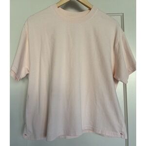 XiRENA Palmer Tee Short Sleeve Boxy Soft Peach T-Shirt XSmall NWOT $110